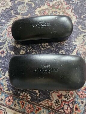 Lot Of Two Black Coach Sunglass Cases